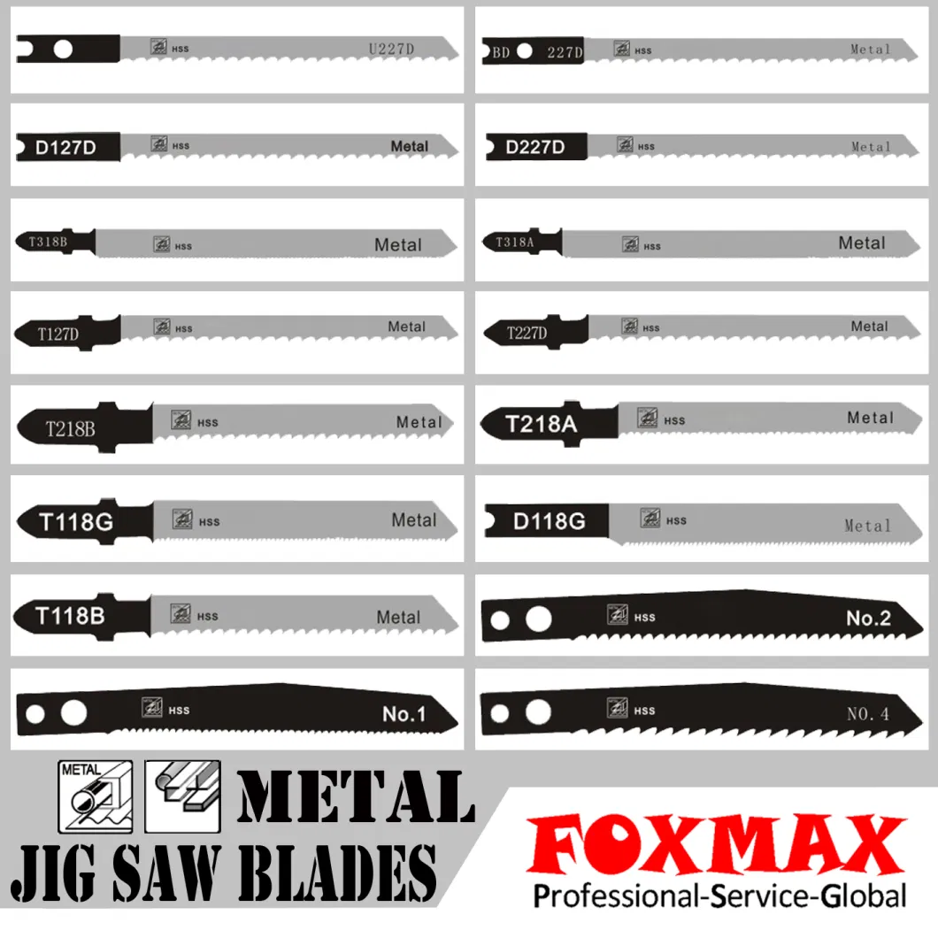 HSS Metal Fast and Curve Cutting Jig Saw Blades (FM-D227D)